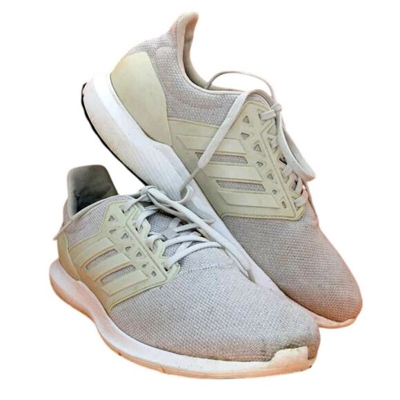 Adidas Cloudfoam Men's Pre-owned Gray Sneakers - sz. 11 1/2 - Picture 1 of 5